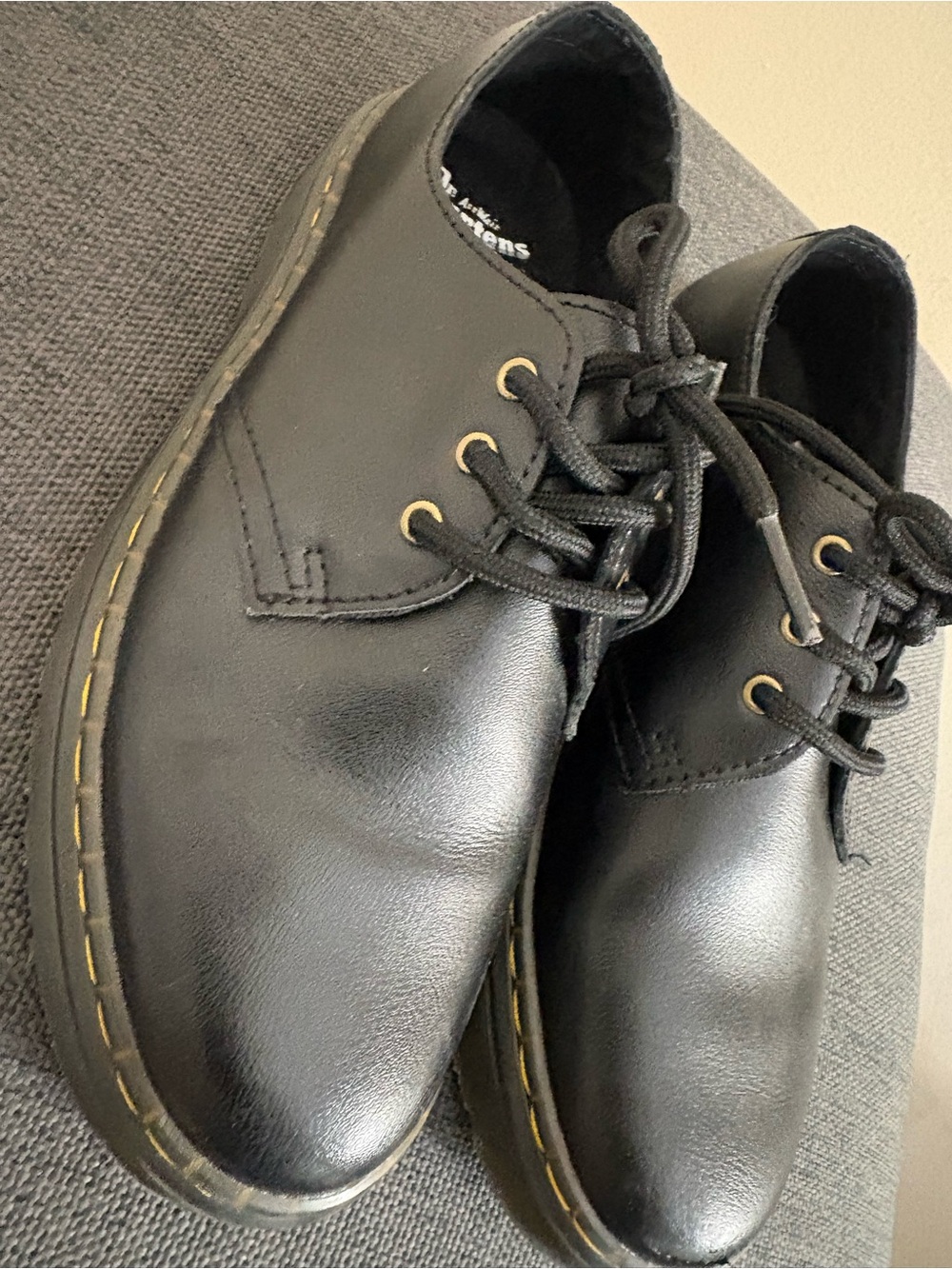 Dr Martens Zavala Oxford Black Leather Size 7 Women’s 6 Men’s